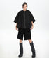 Black Mesh Layered Skirt